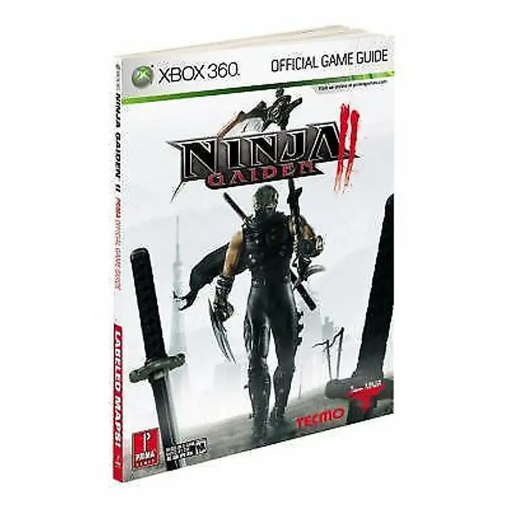 Ninja Gaiden II Prima Official Game Guide Xbox 360 Tecmo Strategy Book